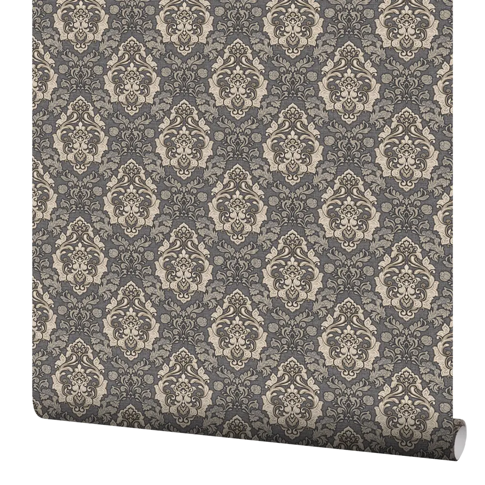 Обои флизелиновые Erismann Jacklin чёрные 1.06 м 60049-07 STLM-2109590