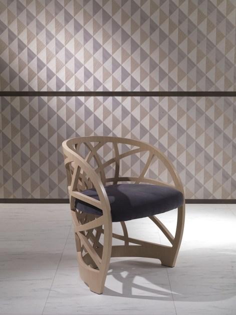 Carpanelli Мягкое кресло с подлокотниками Optical skin Se54 - Вид №3