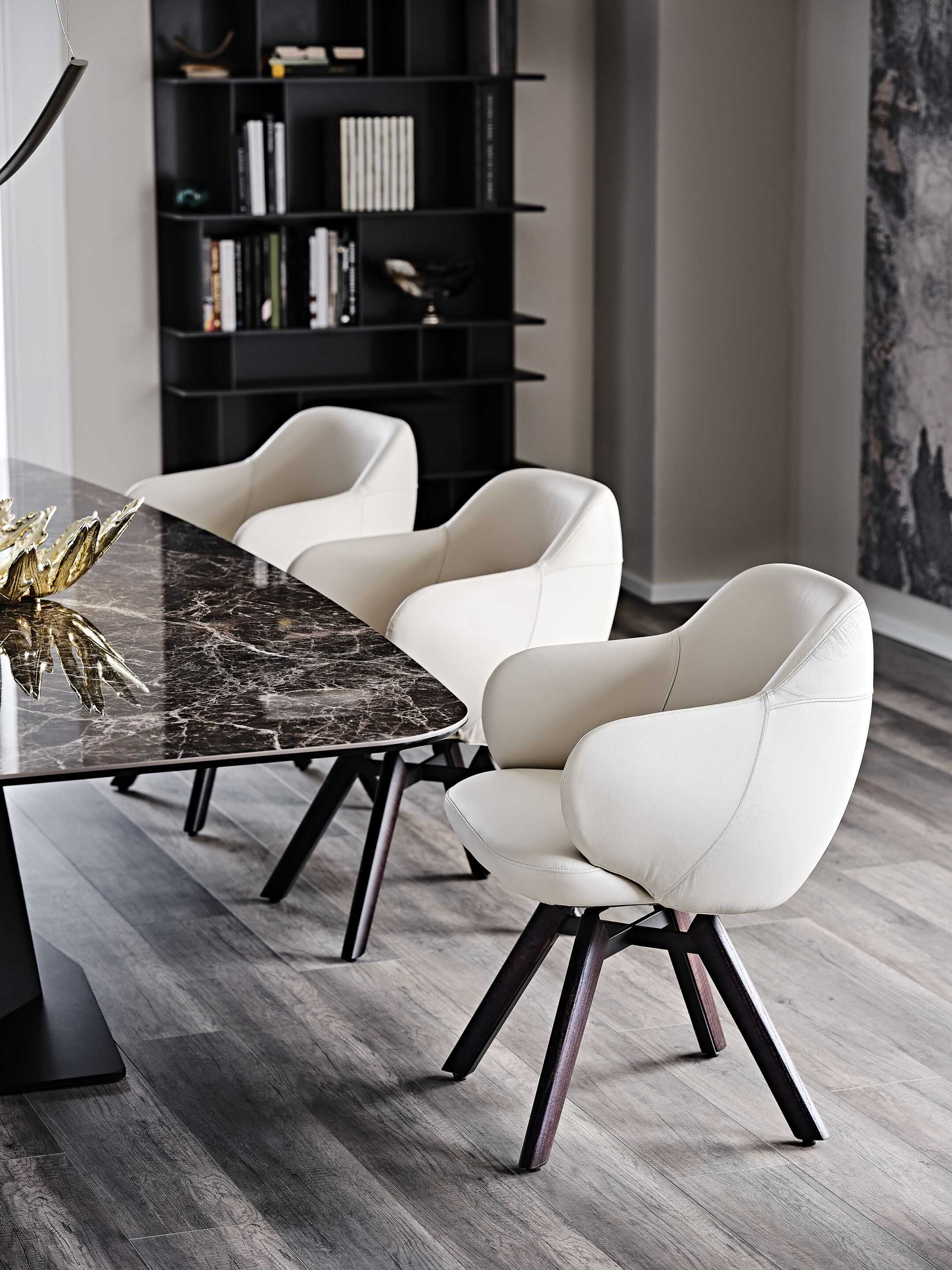 Мягкий стул с подлокотниками Cattelan italia BOMBÈ ARCH-00056515 - Вид №3