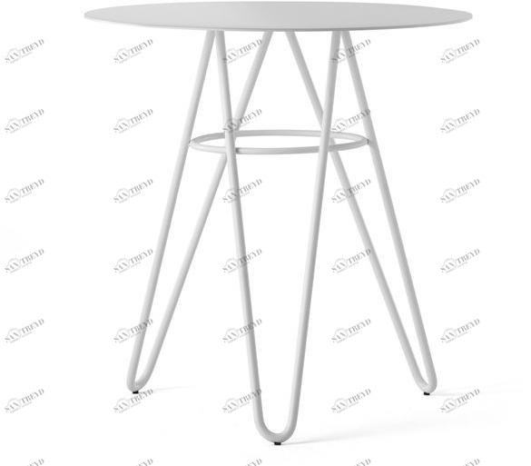 TrabA' Круглый металлический стол Self 0125-r-self-table