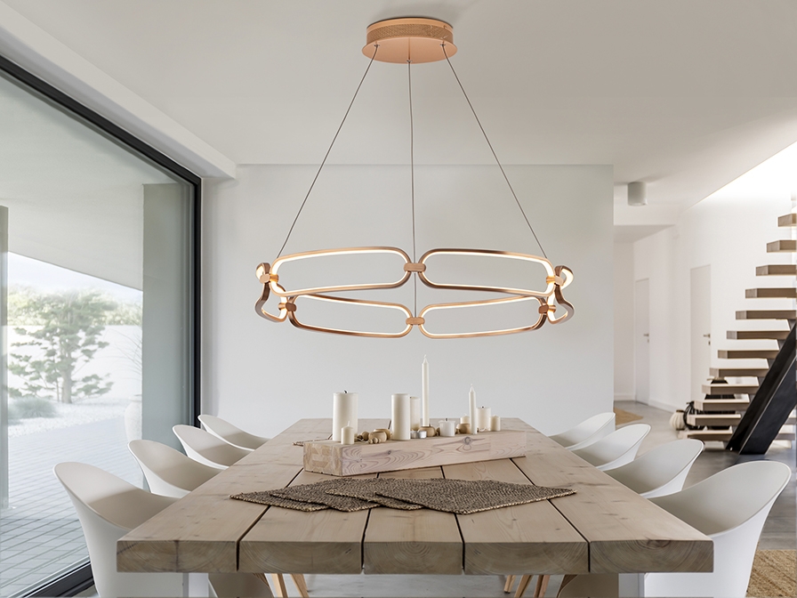 085578 Подвесной светильник Ø80 розовое золото Schuller Colette - Вид №5