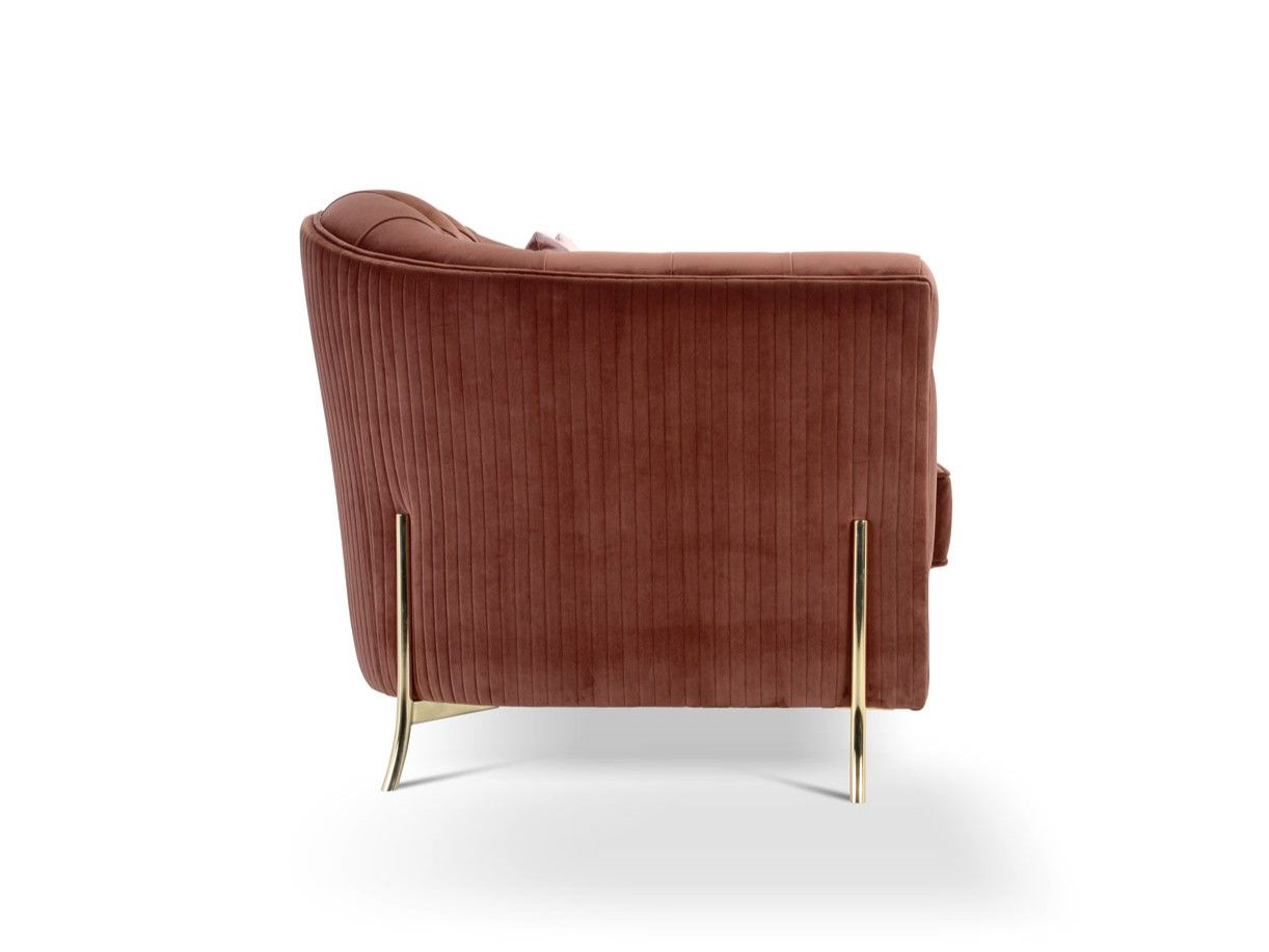 Кресло capitonné из ткани Domingo Salotti Nefele ARCH-00116486 - Вид №1