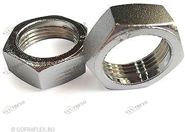 Накидная гайка латунная 1/2 дюйма Flexible hose Россия g1/2