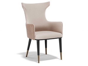 Тканевый стул с подлокотниками