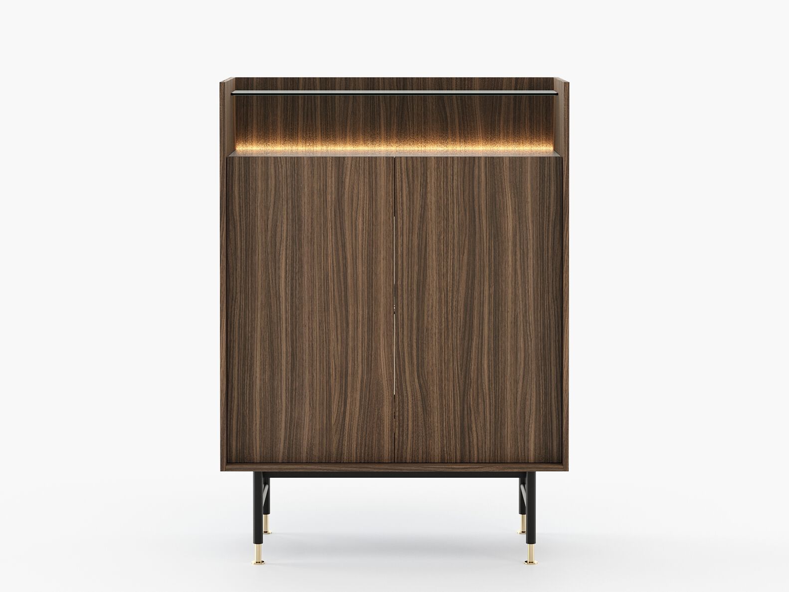 Деревянный барный шкаф со встроенным освещением Laskasas Essence ARCH-00085080 - Вид №1