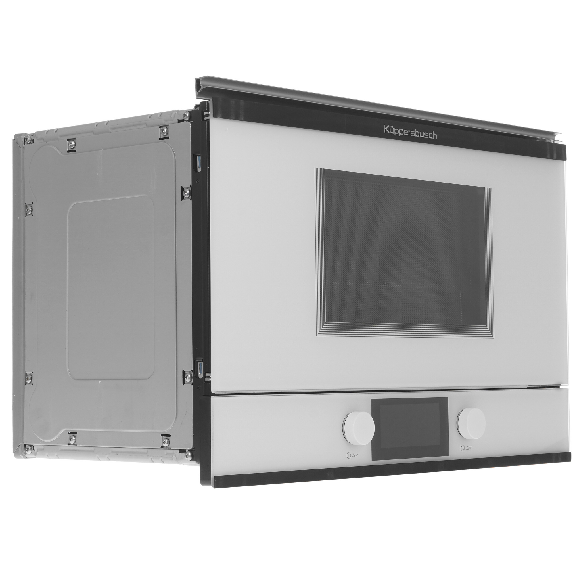 9256107 Встраиваемая микроволновая печь Kuppersbusch ML 6330.0 W5 Black Velvet белый STDN-0075973 - Вид №1