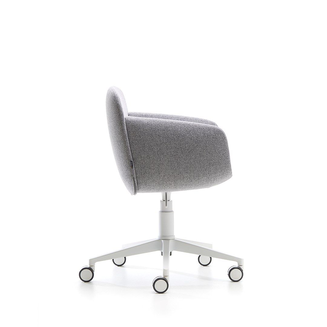 Мягкое вращающееся офисное кресло с колесами VAGHI Viva Guest ARCH-00042478 - Вид №2