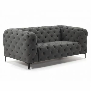 Диван Maisha двухместный темно-серый от La Forma LA FORMA ДИЗАЙНЕРСКИЕ 288902 Серый