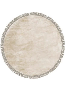 Ковер круглый бежевый 250 см Luna Beige CARPETDECOR ДИЗАЙНЕРСКИЕ, HANDMADE, ДЕТСКИЕ 00-3893119 Бежевый