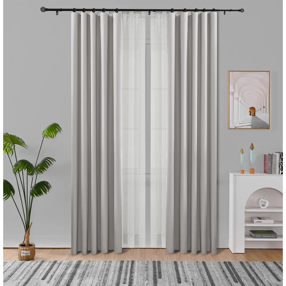 Карниз Улей: регулируемый настенный для штор 160-300 см 89409021 Santreyd STLM-1582996 - Вид №3