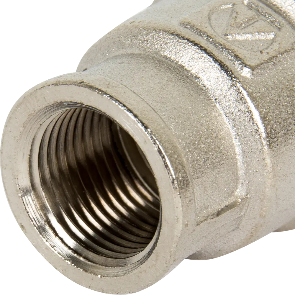 Муфта переходная Valtec внутренняя резьба 1/2"х3/8" никелированная латунь VTr.240.N.0403 10508318 STLM-2102507  - Вид №1