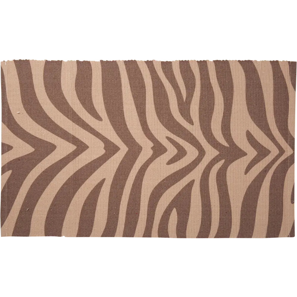 Коврик для ванной комнаты Animal 50х80 см бежевый/коричневый SWENSA STLM-2018585