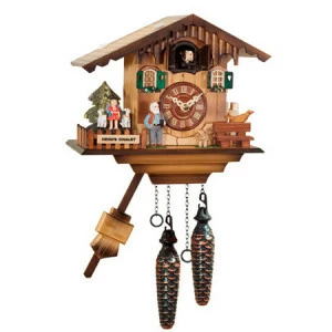 Часы настенные деревянные орех с кукушкой Sars 8MT SARS ДИЗАЙНЕРСКИЕ 00-3967481 Коричневый