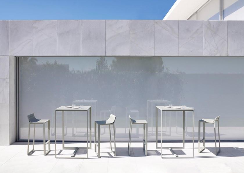 GANDIABLASCO Квадратный садовый стол из термо-лакированного алюминия Blau sun-id-1408084 - Вид №4