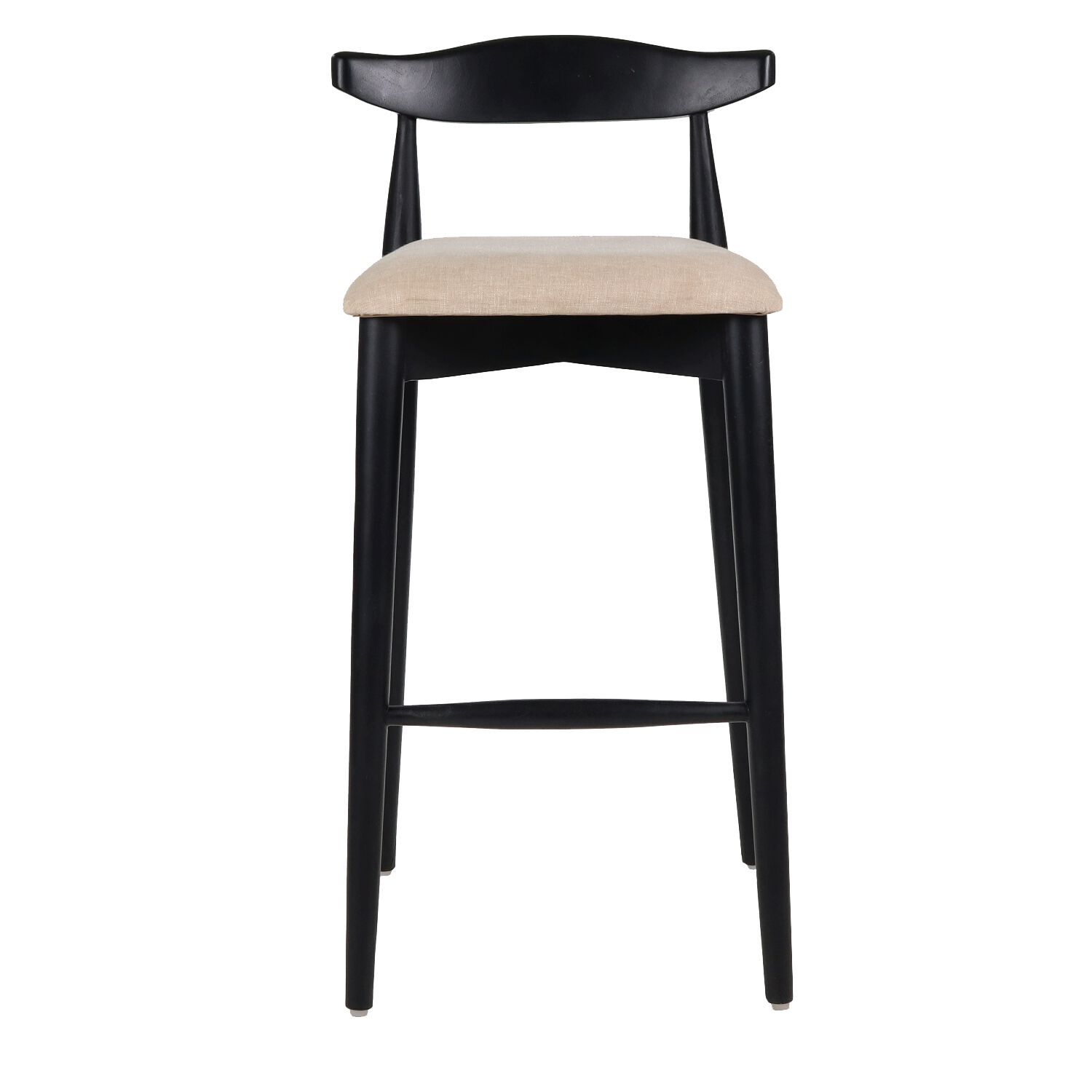 Высокий стул из акации с мягким сиденьем POMAX Madela ARCH-00090445 - Вид №6