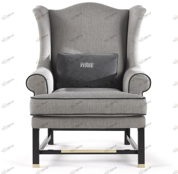 Gianfranco Ferré Home Кресло Bergere из ткани с подлокотниками Ayla Ayl.222.a