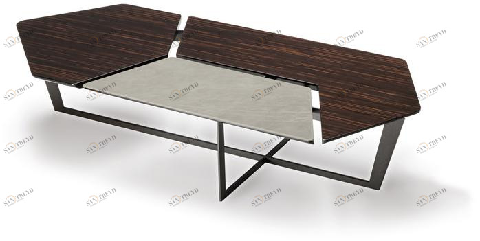 Arketipo Низкий журнальный столик из сукупира для гостиной sun-id-1466332