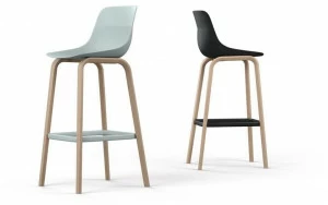 Brunner Барный стул высокий со спинкой Crona