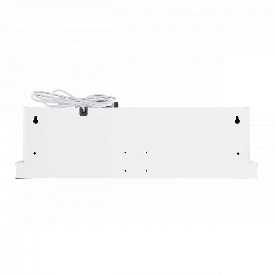 VS LIGHT 60 WHITE Вытяжка vs light 60 белый/ • тип: встраиваемая • цвет: белый • управление: колыбельное • ширина, мм: 600 • полная потребляемая мощность, вт: 140• количество скоростей: 2 • максимальная производительность, м3/ч: 480• диаметр воздуховода Santreyd  - Вид №9