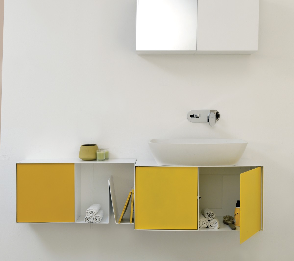 Ex.T Notch Cabinet 4 Настенный умывальник мятный EXFORM4/6033  - Вид №4