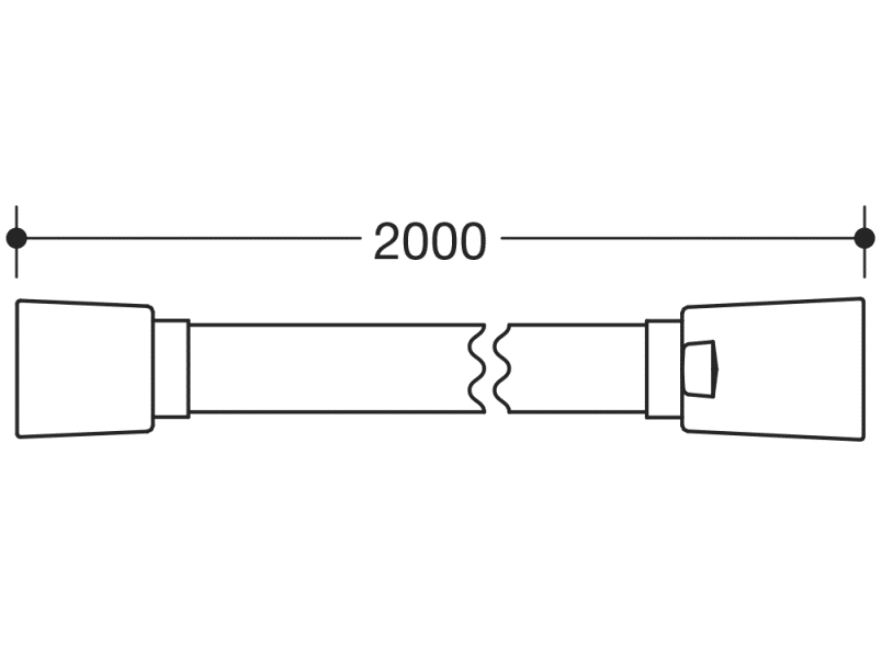 950.33.E058 шланг для душа HEWI Universalprodukte  - Вид №1
