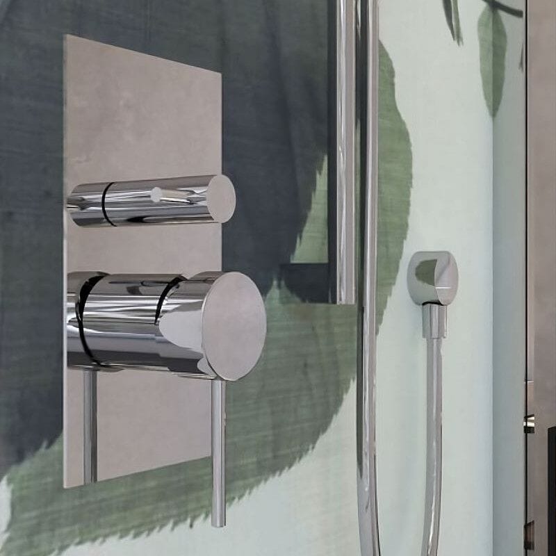 Хром латунь однорычажный смеситель для душа Ercos Viktor ARCH-00011761