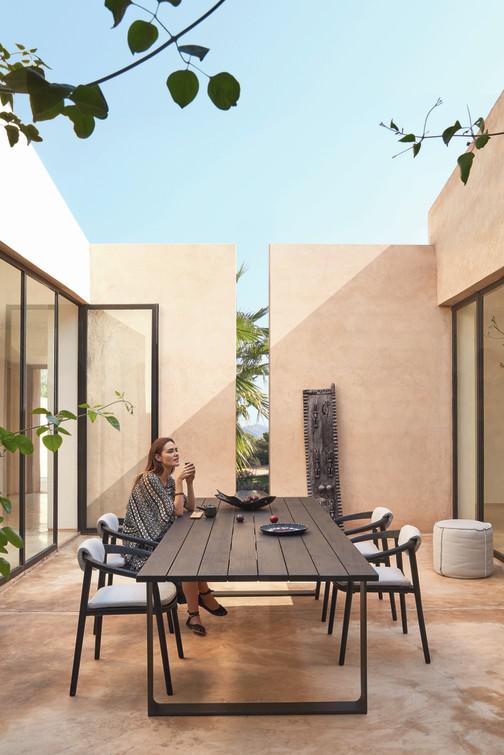 MNST1007 Обеденный стол pwi white f8 270см x 107см Manutti Prato - Вид №2