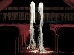 Mirabili Торшер из латуни с оптоволоконным кабелем Roberto fallani