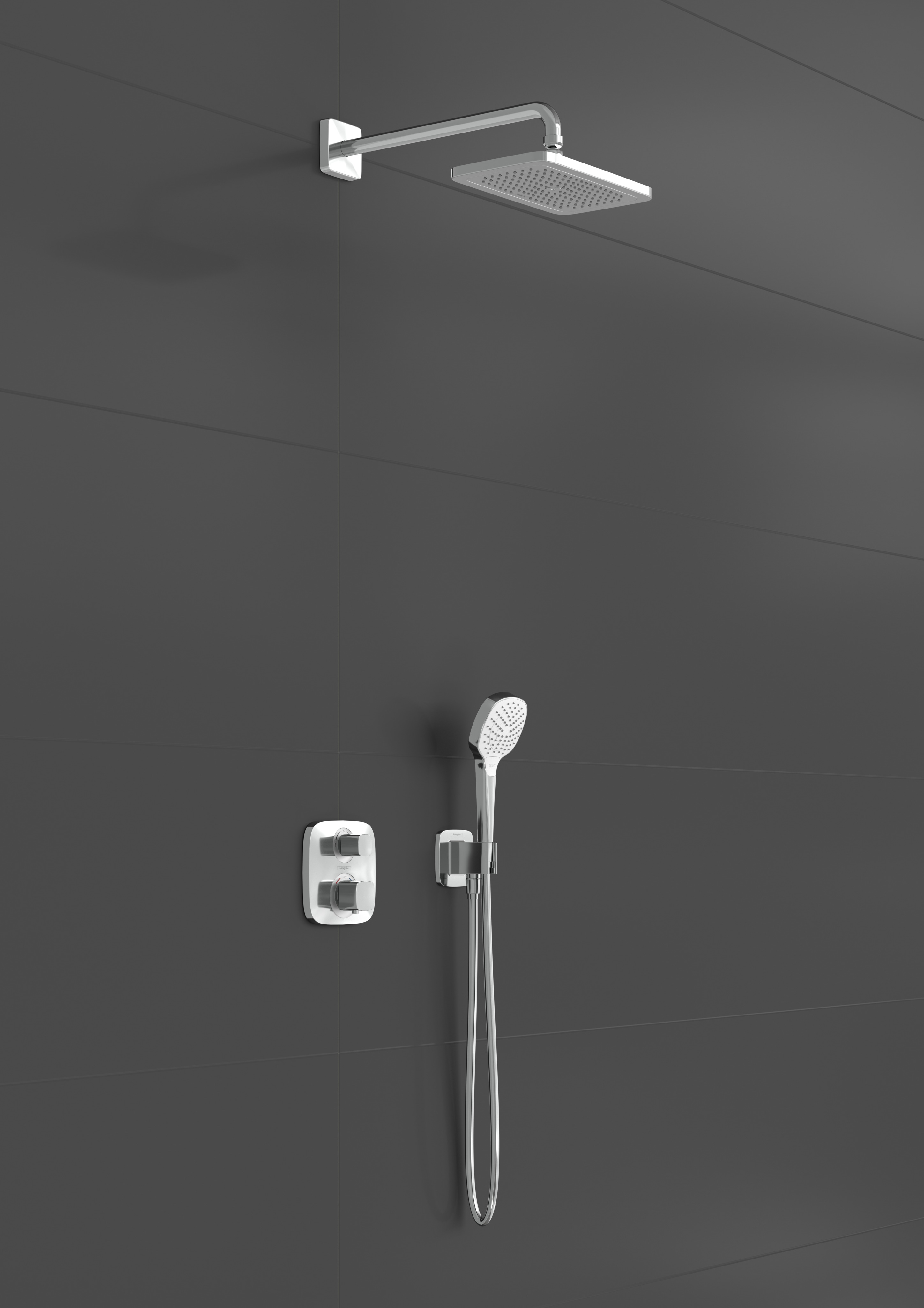 27953000 Croma E Душевая система 280 1jet с Ecostat E Hansgrohe  - Вид №1