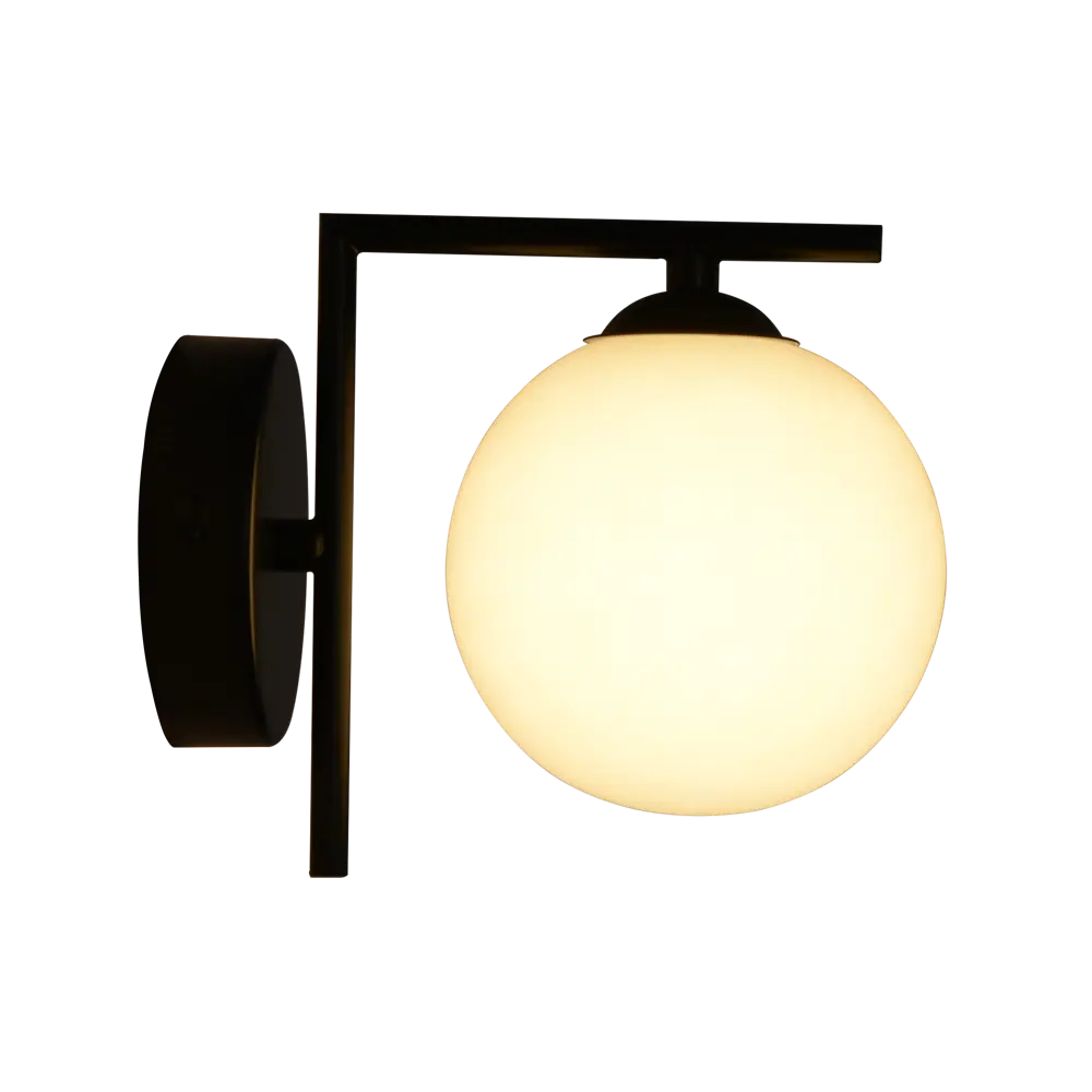 Светильник бра настенный KREAFORTA Galana цвет белый/черный STLM-2022572 - Вид №3