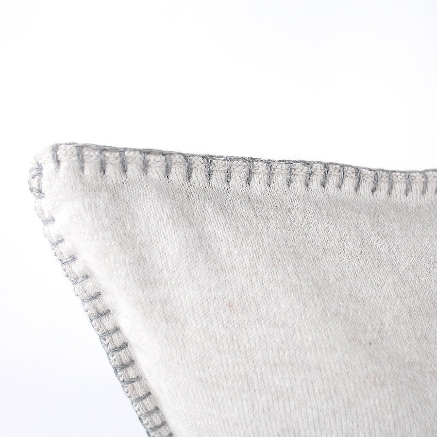 Подушка с орнаментом deer, 45х45 см ENJOYME РИСУНОК 254890 Серый  - Вид №4