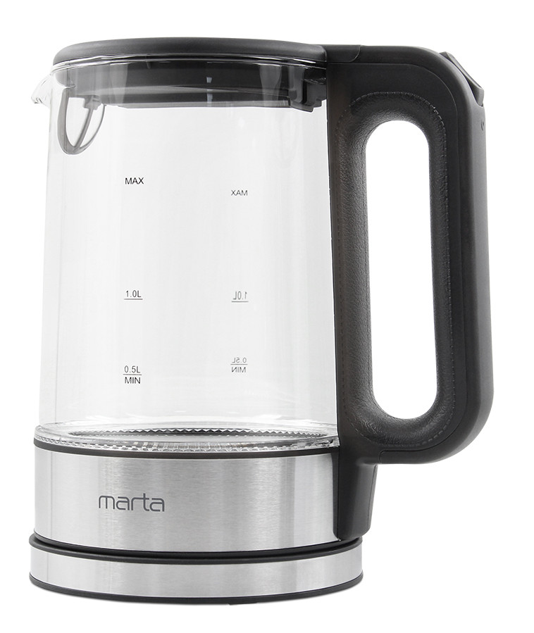 9052801 Электрочайник MARTA MT-4608 черный STDN-0148675 - Вид №2