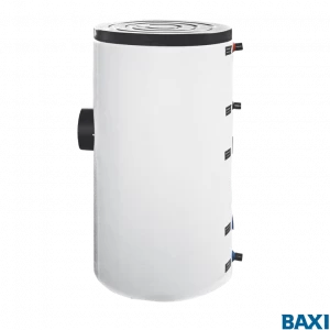 100020672 ВНЕШНИЙ НАКОПИТЕЛЬНЫЙ ЭМАЛИРОВАННЫЙ БОЙЛЕР С ДВУМЯ ЗМЕЕВИКАМИ BAXI UBT 200 DC BAXI