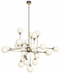 Gianfranco Ferré Home Люстра из латуни с прямым и отраженным светом  Kal.612.b