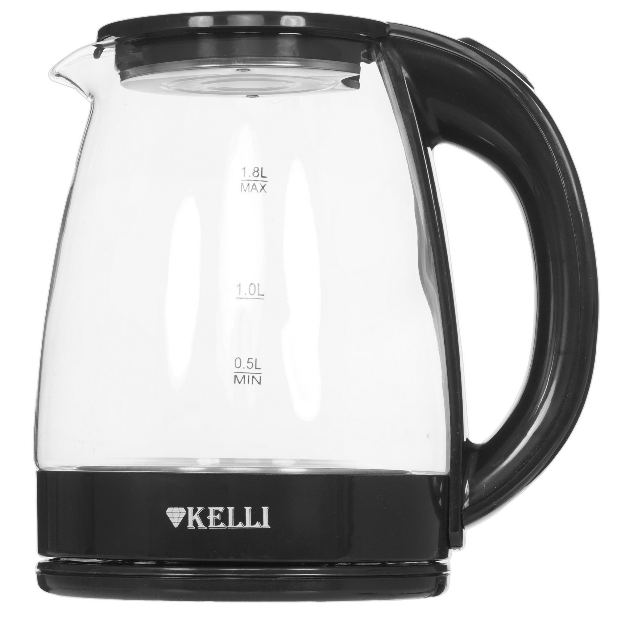 5359546 Электрочайник KELLI KL-1368 черный STDN-0125212 - Вид №1