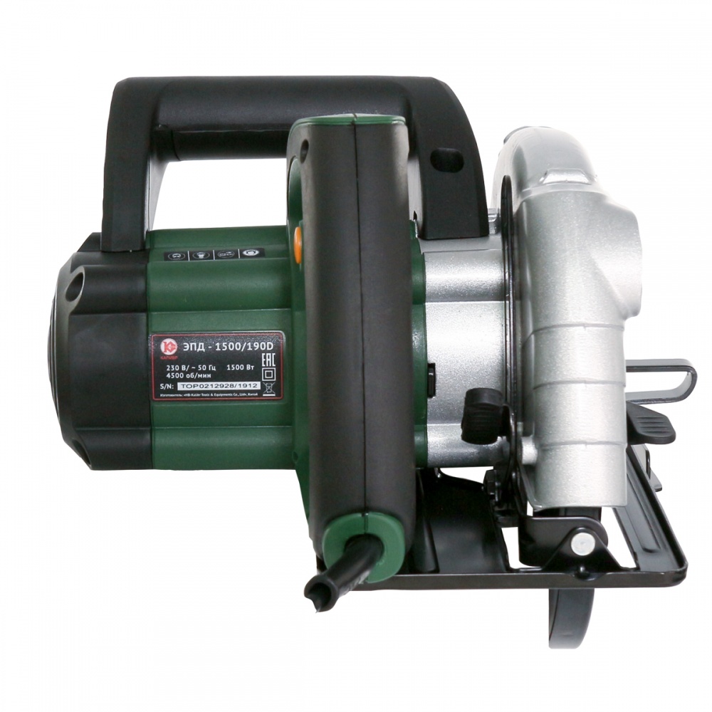 75092 Калибр Электрическая пила дисковая ЭПД-1500/190D  - Вид №1