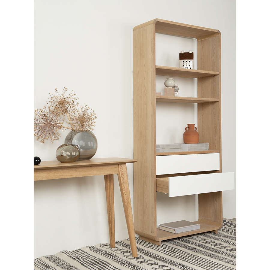 36382231 Шкаф книжный , amalfi, 182х30х194 см Unique Furniture  - Вид №6