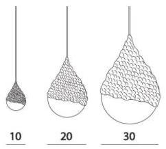 MissoniHome Люминесцентный подвесной светильник из полиэстера Cordula sun-id-1448812 - Вид №3