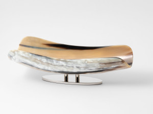 Чаша из рога и латуни