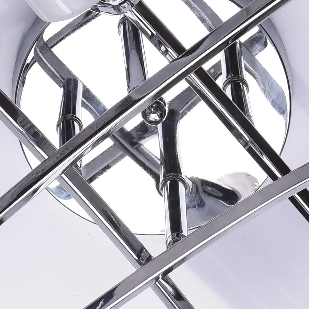 18162497 Люстра Олимпия 8xE14x60 Вт металл/стекло цвет хром/белый STLM-0009791 De Markt  - Вид №10