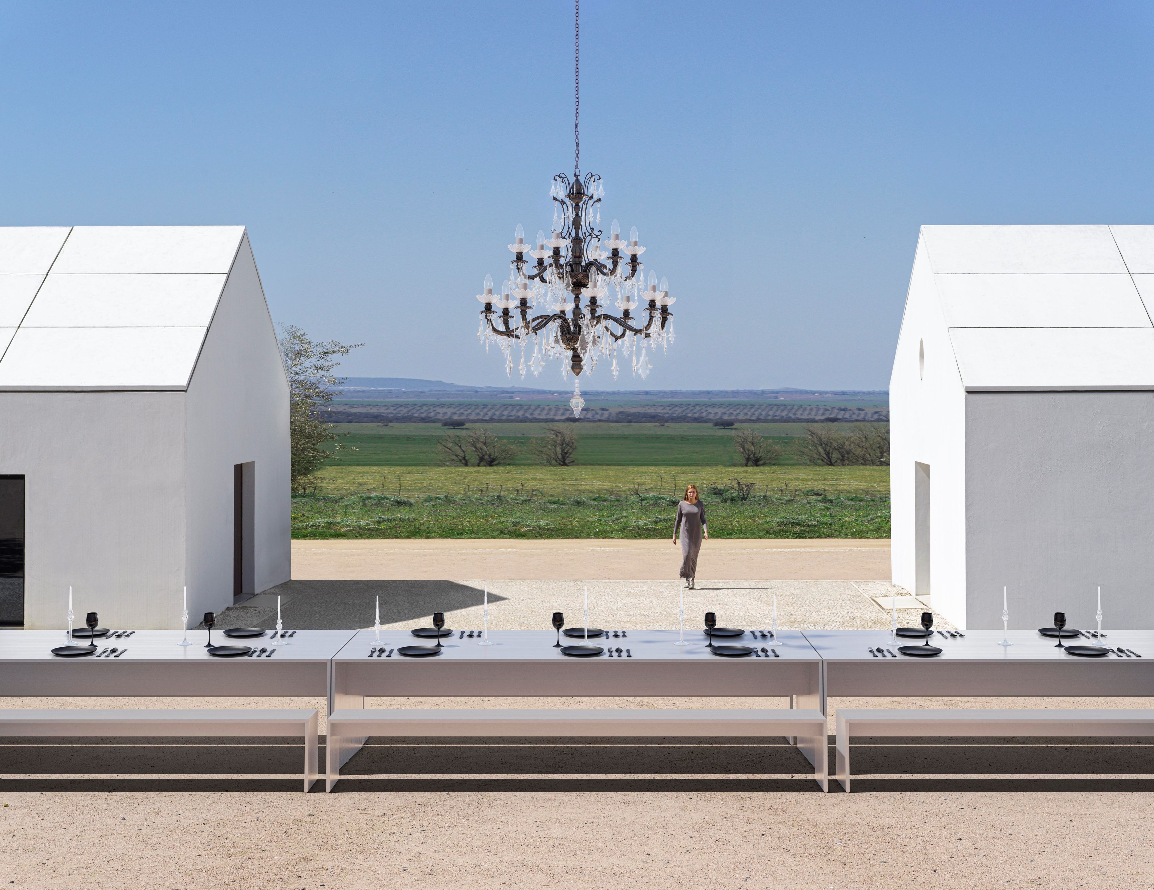 Прямоугольный анодированный алюминиевый стол GANDIABLASCO GBModular ARCH-00057207 - Вид №16