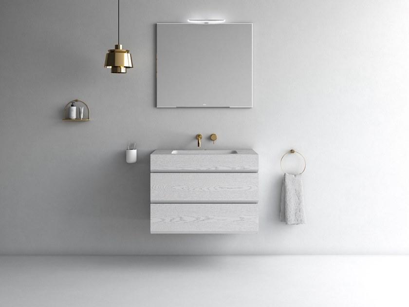 Fiora Настенная тумба под умывальник из полиуретана с ящиками Making sun-id-1515711 - Вид №14