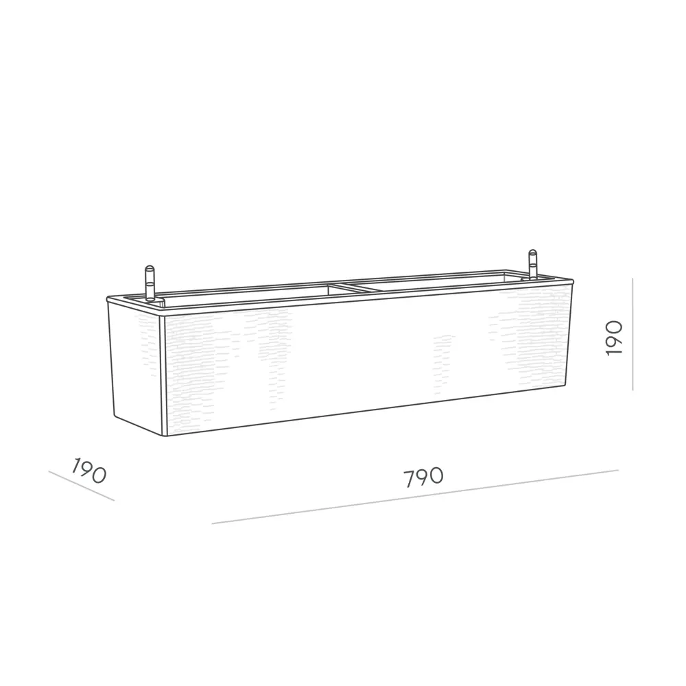 Кашпо для цветов Ola Dom Rattan 12 л белый Santreyd STLM-2173611 - Вид №3