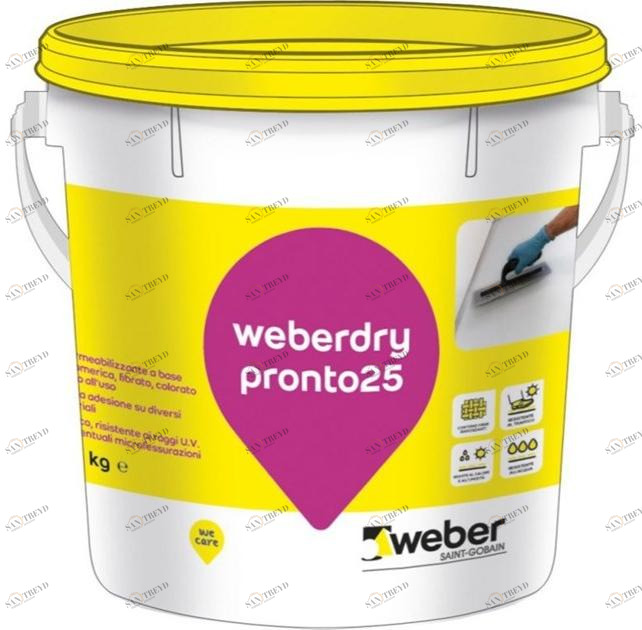 Saint-Gobain Weber Гидроизоляционный продукт на основе эластомеров Weberdry sun-id-1503926