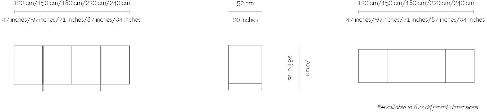 MORADA Комод из дуба с распашными дверцами Divo sun-id-1467617 - Вид №1