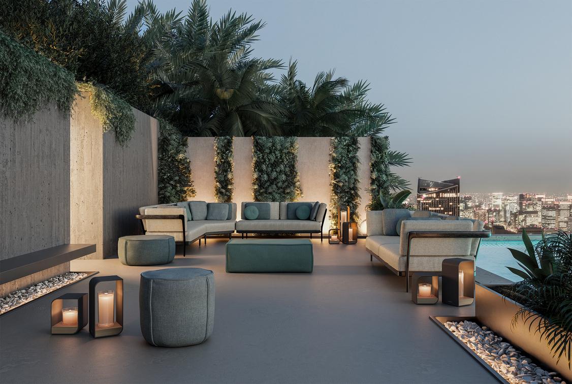 MNST1189 1 мест. teak nero черный Manutti Flex - Вид №5