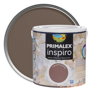 Краска Primalex Inspiro 2.5 л горький шоколад 81962670 STLM-2044870