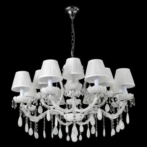 Подвесная люстра Crystal Lux BLanca SP12 белая CRYSTAL LUX ДИЗАЙНЕРСКИЕ, BLANCA 109300 Белый