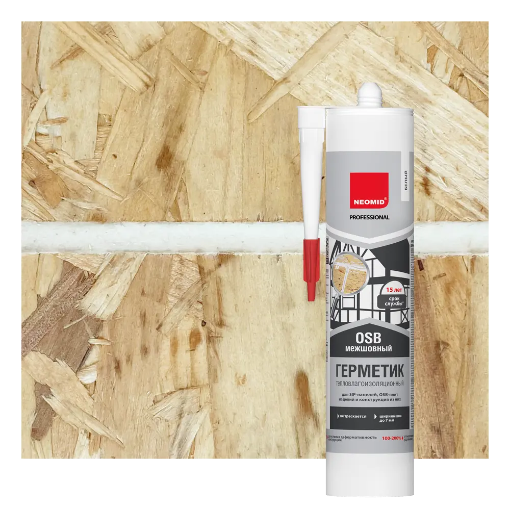 NEOMID Герметик для OSB-плит и деревянных конструкций 310 мл 81951395 STLM-0014756
