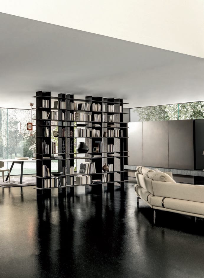 Деревянная оборудованная стена с подставкой для телевизора MODULNOVA Blade ARCH-00079293 - Вид №2